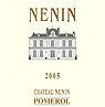 Chateau Nenin Pomerol 2005