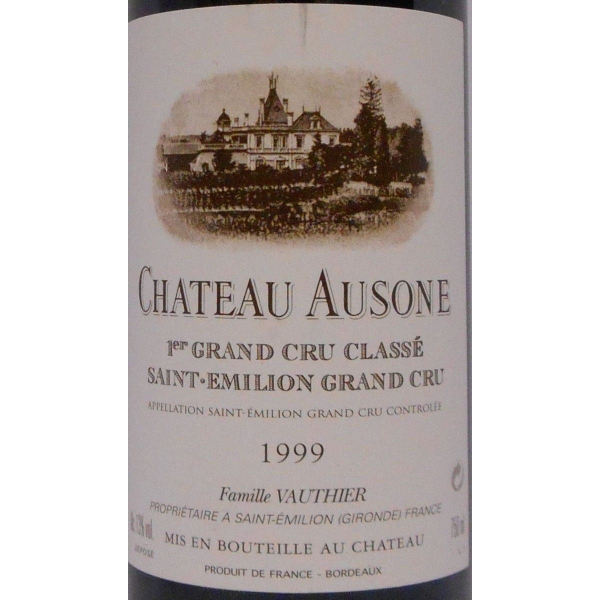 Chateau Ausone Premier Grand Cru Classe А 1999 - 2