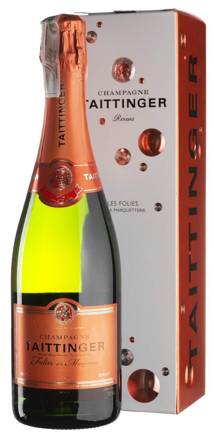 Taittinger Les Folies de la Marquetterie Set 6 bottles