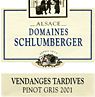 Domaines Schlumberger Pinot Gris Vendanges Tardives 2005, 375ml
