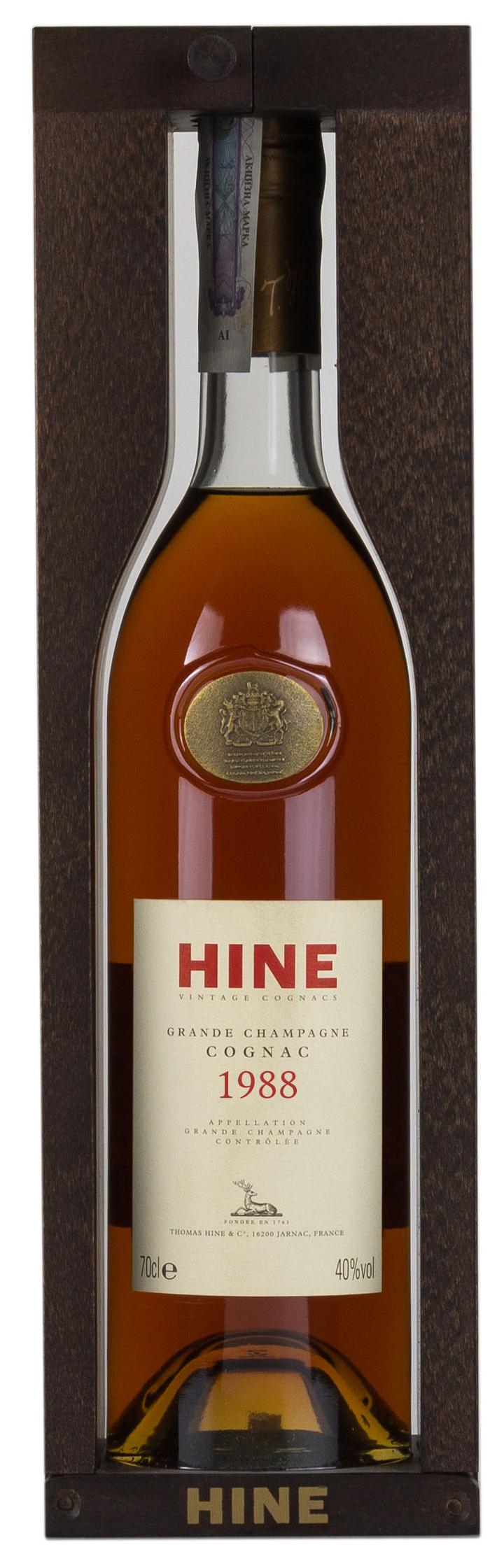 Hine Vintage 1988 Grande Champagne Jarnac
