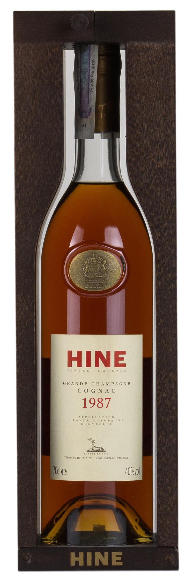Hine Vintage 1987 Grande Champagne Jarnac
