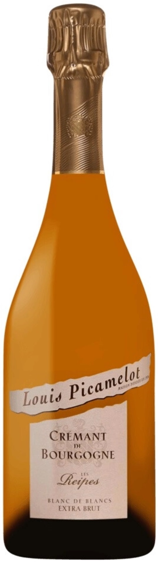 Louis Picamelot Cremant de Bourgogne Blanc de Blancs Les Reipes Extra Brut 2019 Set 6 Bottles