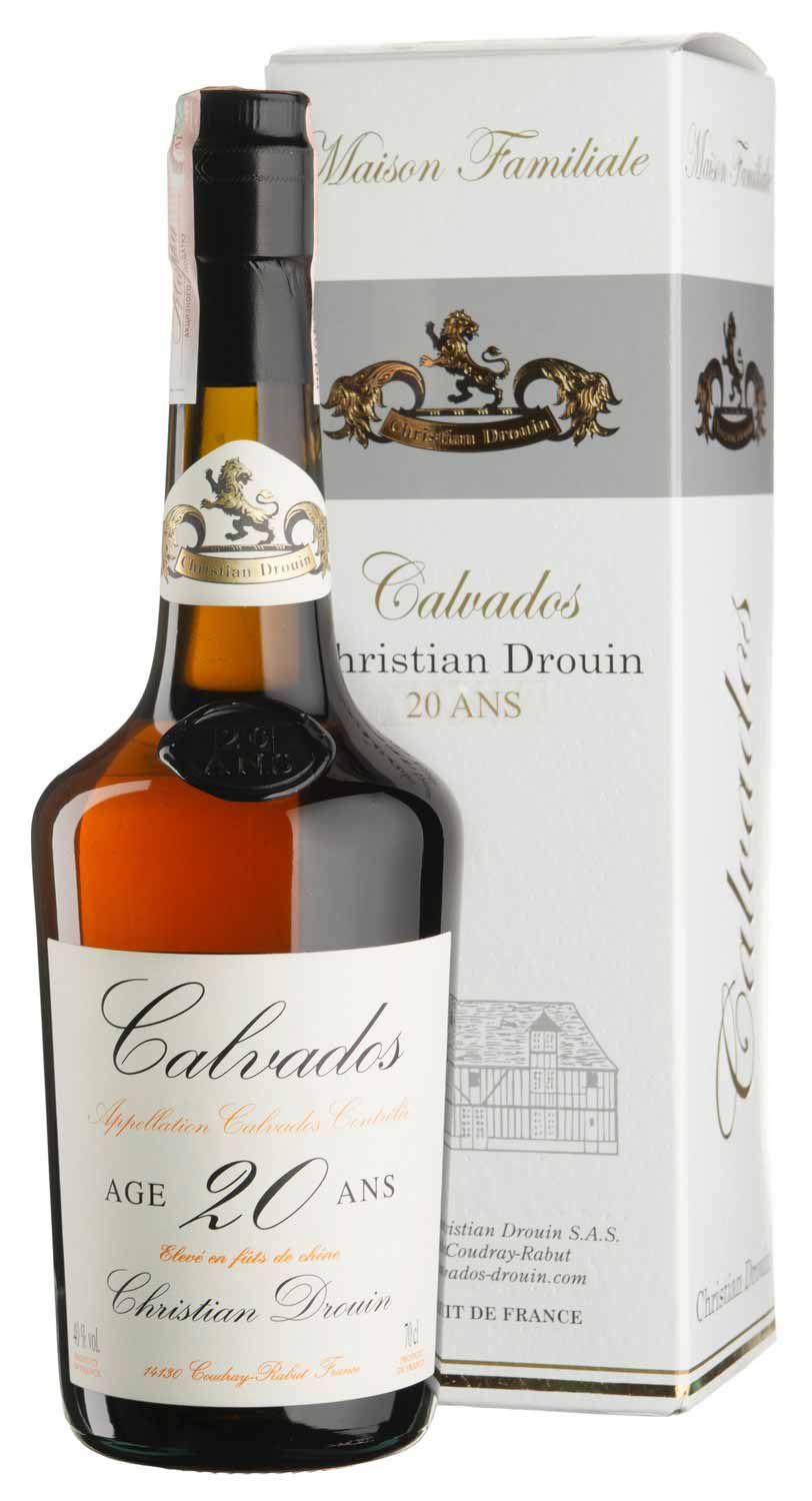 Christian Drouin Calvados Coeur de Lion Pays d'Auge 20 Ans