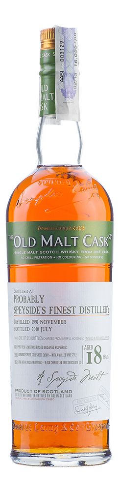 Probably Speyside's Finest Distillery 18 YO, 1991, The Old Malt Cask, Douglas Laing - 2