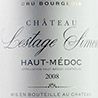 Chateau Lestage Simon Haut Medoc 2008, 3L
