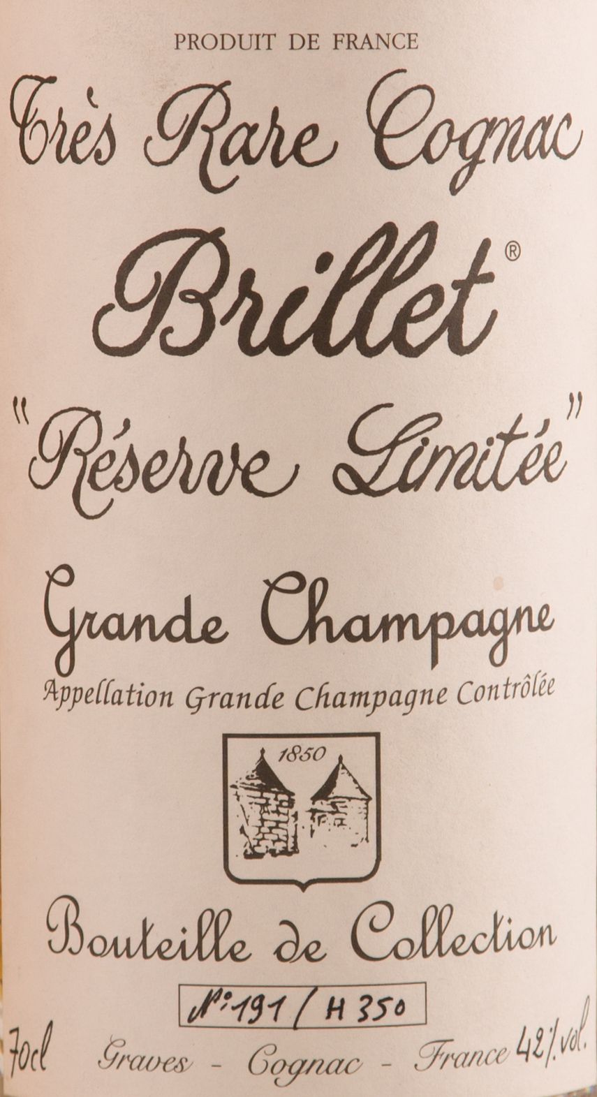 Brillet Reserve Limitee Family Premier Grand Cru Grande Champagne - 3