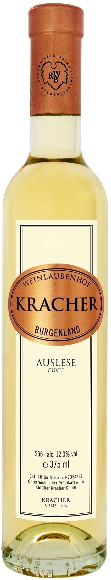 Kracher Neusiedlersee Cuvee Auslese 2022, 375ml Set 6 Bottles