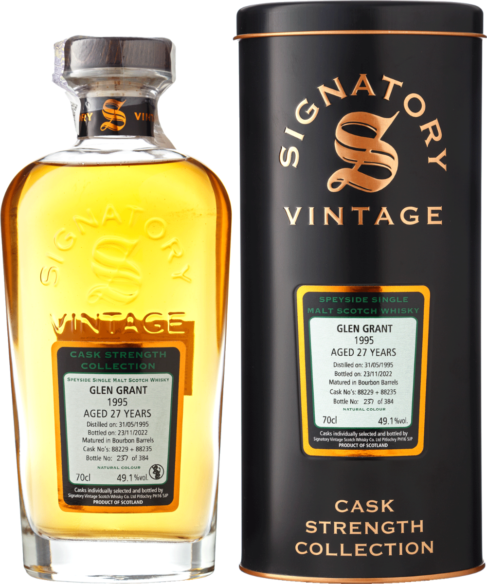 Glen Grant 27 YO, 1995, Cask Strength, Signatory