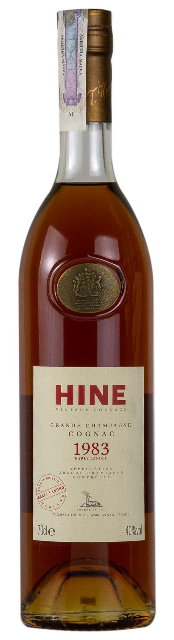 Hine Vintage 1983 Grande Champagne Early Landed - 3