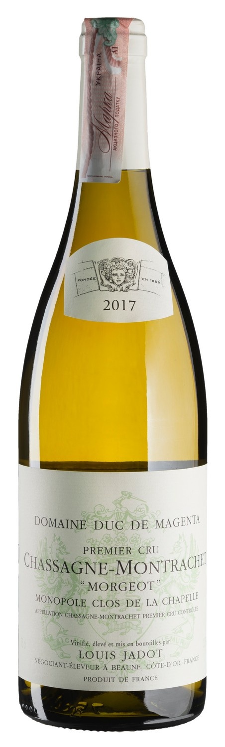 Louis Jadot Chassagne-Montrachet Premier Cru Morgeot Clos de La Chapelle 2017