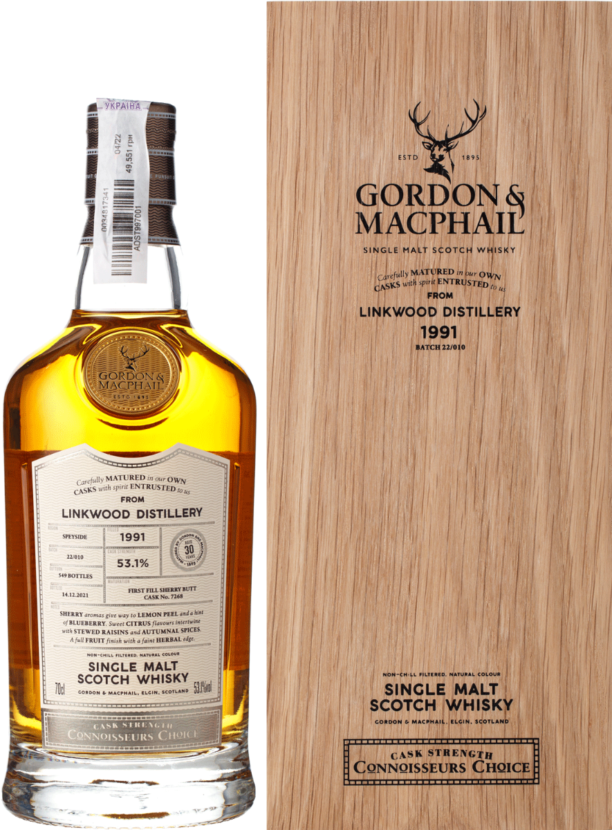 Linkwood 30 YO 1991/2021 Connoisseurs Choice Gordon & MacPhail