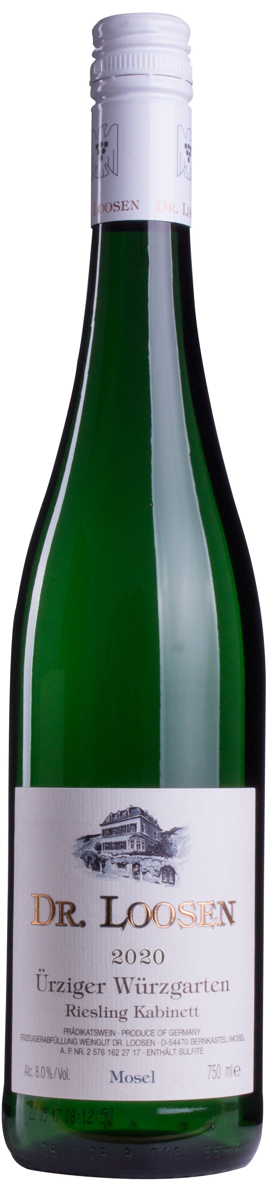 Dr. Loosen Urziger Wurzgarten Riesling Kabinett 2020 Set 6 Bottles