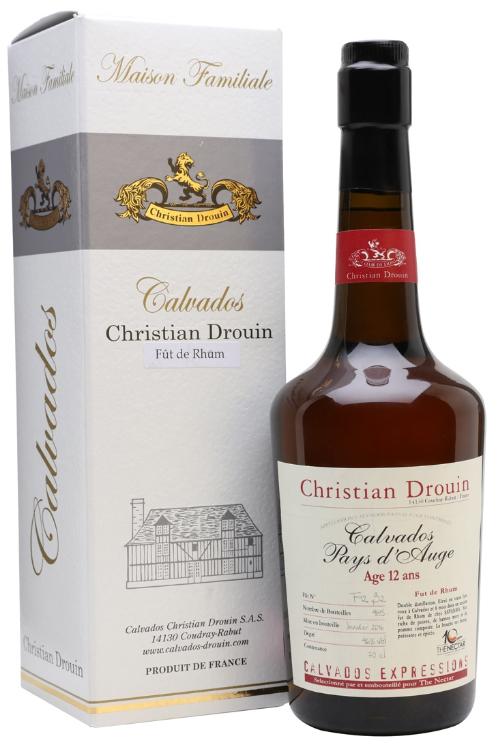 Christian Drouin Calvados Pays d'Auge 12 Аns Fut de Rhum