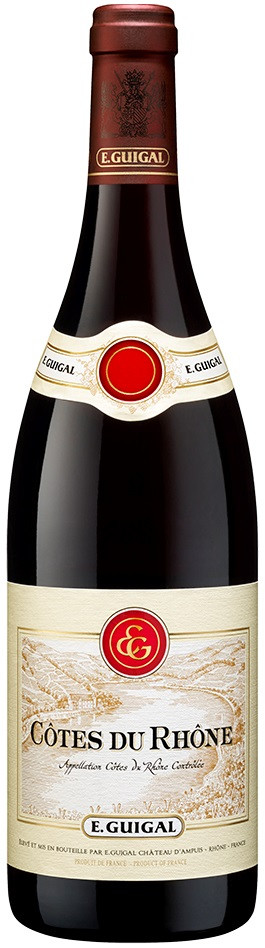 E.Guigal Cotes du Rhone Rouge 2016 Set 6 Bottles