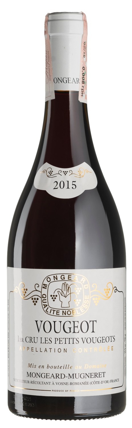 Domaine Mongeard-Mugneret Vougeot Premier Cru Les Petits Vougeots 2015