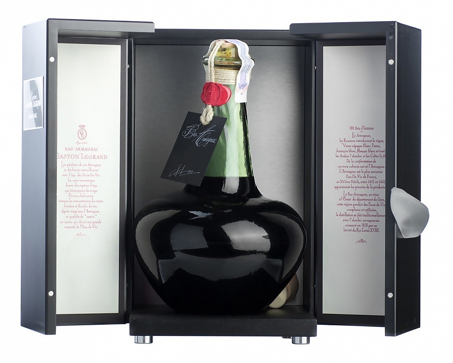 Bas Armagnac Baron Gaston Legrand Carafe Pansue 1980 - 2