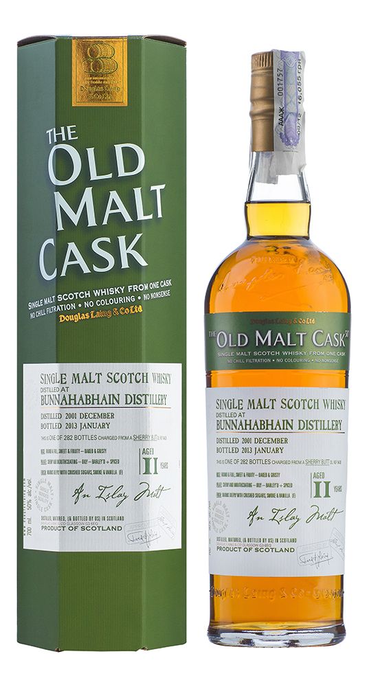 Bunnahabhain 11 YO, 2001, The Old Malt Cask, Douglas Laing