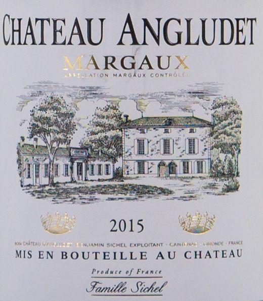 Chateau Angludet Margaux 2015 - 2