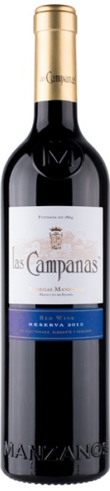 Bodegas Manzanos Campanas Reserva Navarra DO 2012 Set 6 bottles