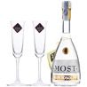 Bepi Tosolini Most Uve Miste + 2 Riedel Crystal Glasses