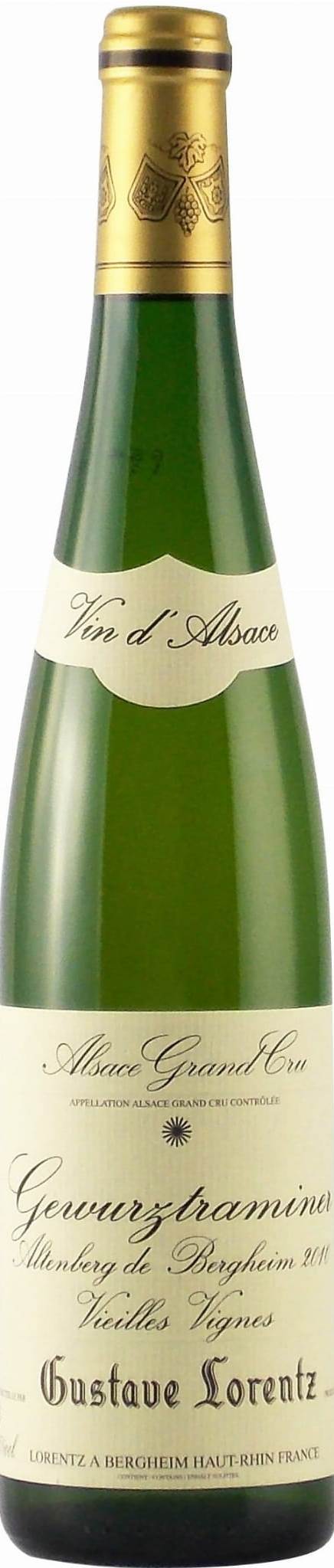 Gustave Lorentz Gewurztraminer Grand Cru Altenberg de Bergheim Vieilles Vignes 2016