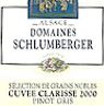 Domaines Schlumberger Pinot Gris Selection de Grains Nobles Cuvee Clarisse 2000