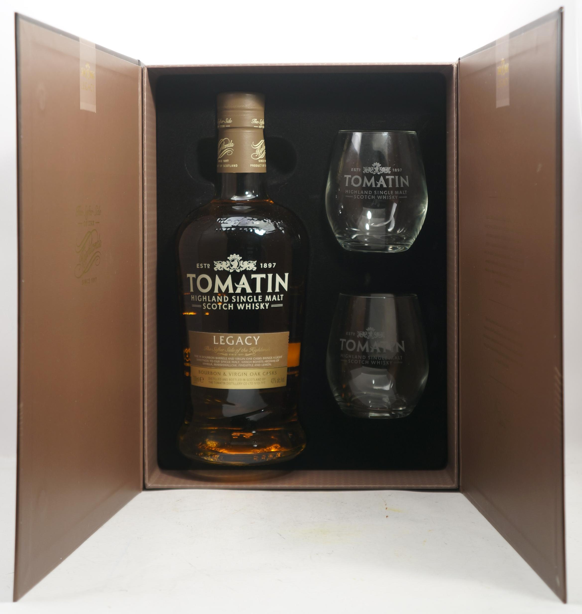 Tomatin Legacy Twin Pack Gift 2 Glasses - 3