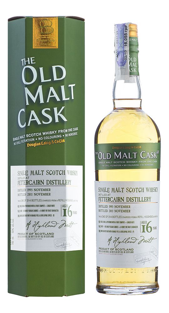 Fettercairn 16 YO, 1995, The Old Malt Cask, Douglas Laing