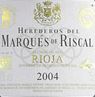 Marques de Riscal Gran Reserva Aniversario 2004