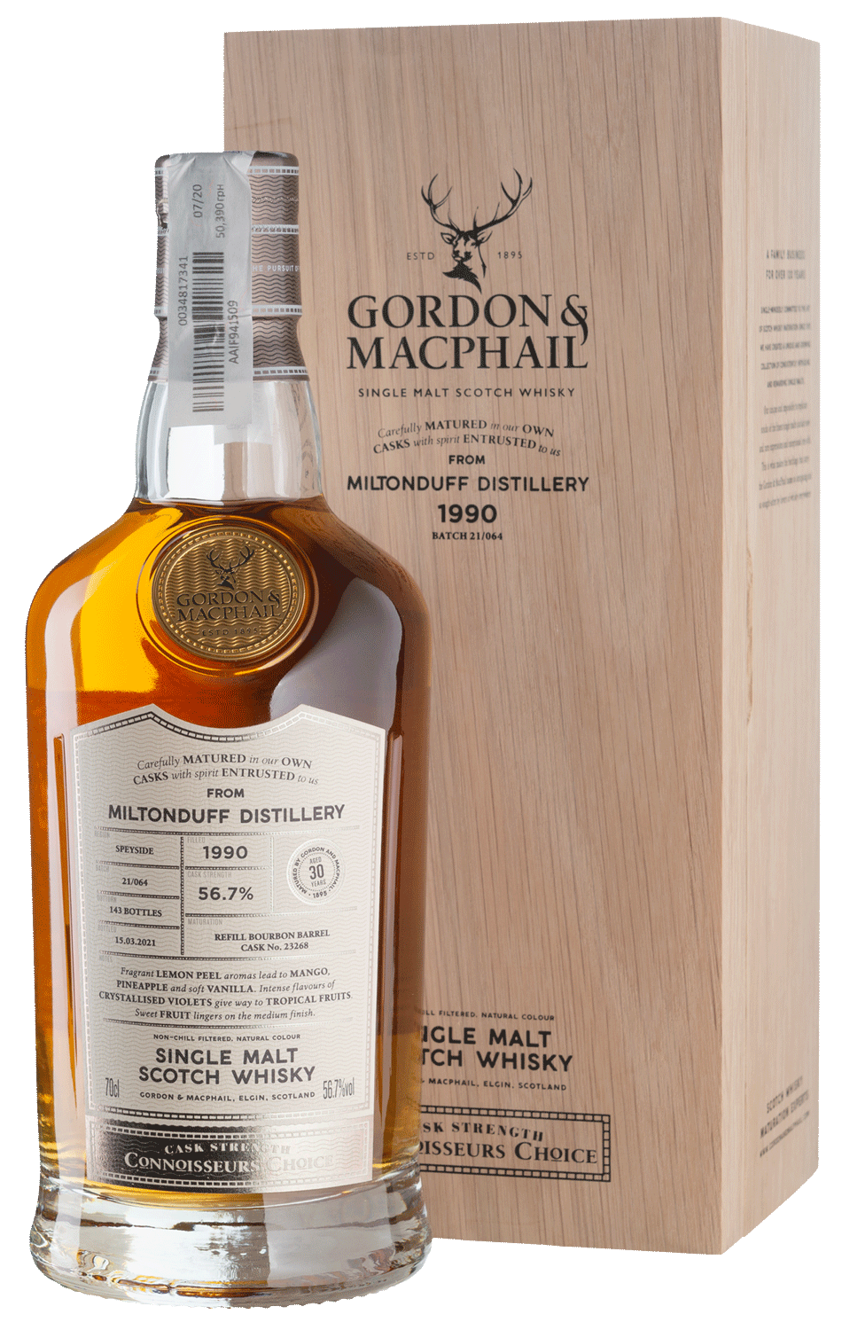 Miltonduff 30 YO 1990/2021 Connoisseurs Choice Gordon & MacPhail