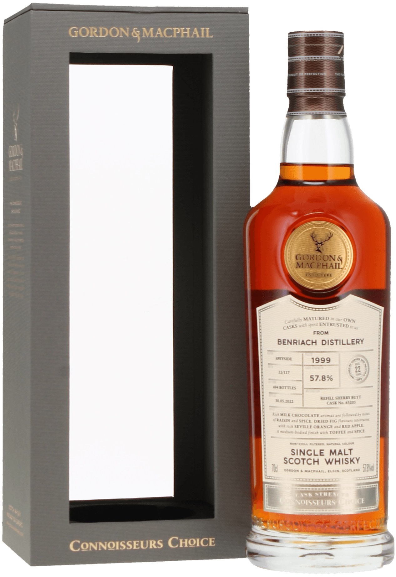 Benriach 22 YO 1999/2022 Connoisseurs Choice Gordon & MacPhail