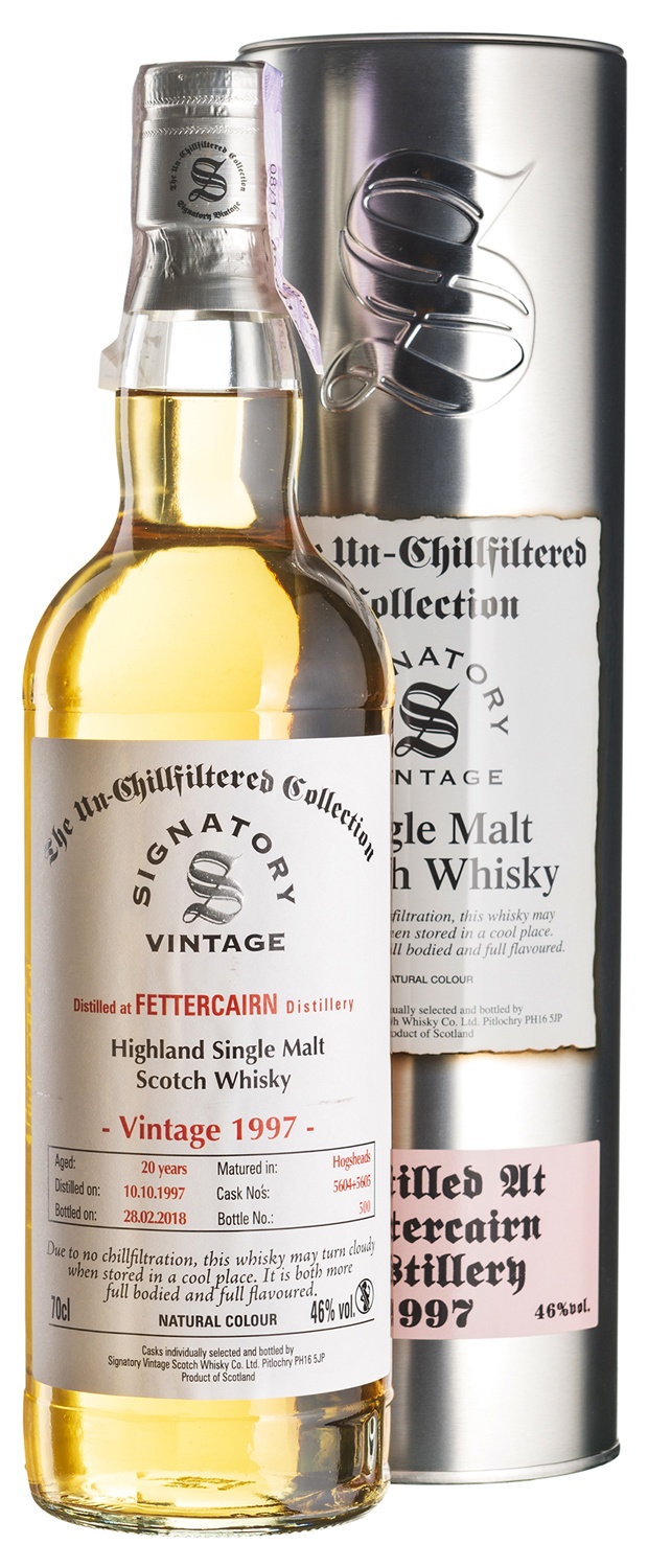 Fettercairn 20 YO 1997/2018 Un-Сhillfiltered Signatory