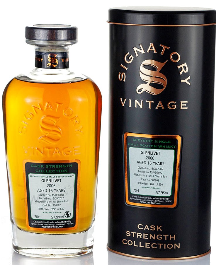 Glenlivet 16 YO, 2006, Cask Strength, Signatory
