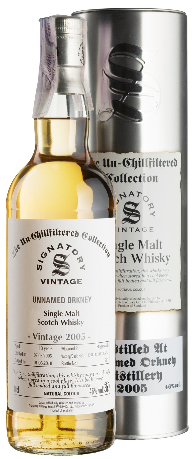 Unnamed Orkney Single Malt 13 YO 2005/2018 Signatory