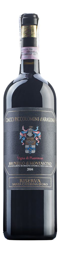 Ciacci Piccolomini d'Aragona Brunello di Montalcino Riserva Pianrosso Santa Catherina d'Oro 2004