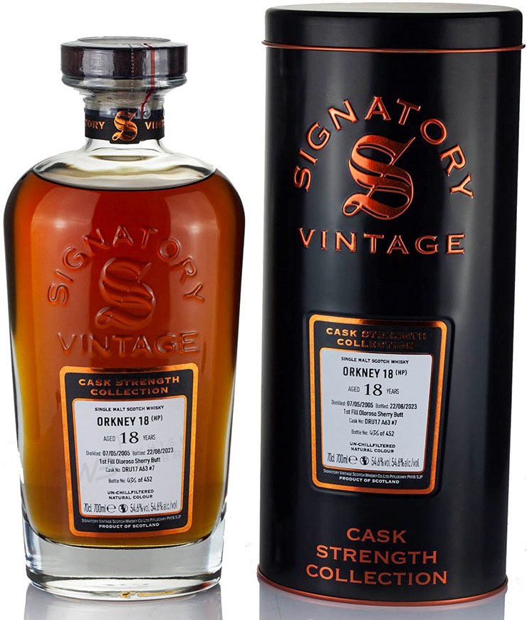 Orkney 18 YO, 2005, Cask Strength, Signatory