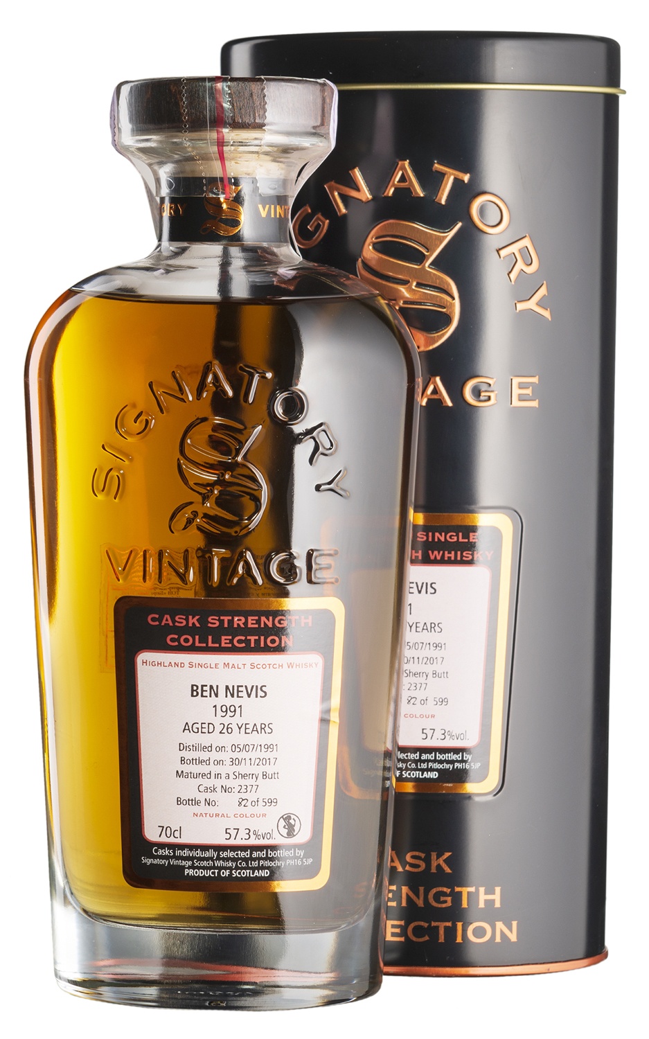 Ben Nevis 26 YO 1991/2017 Cask Strength Signatory