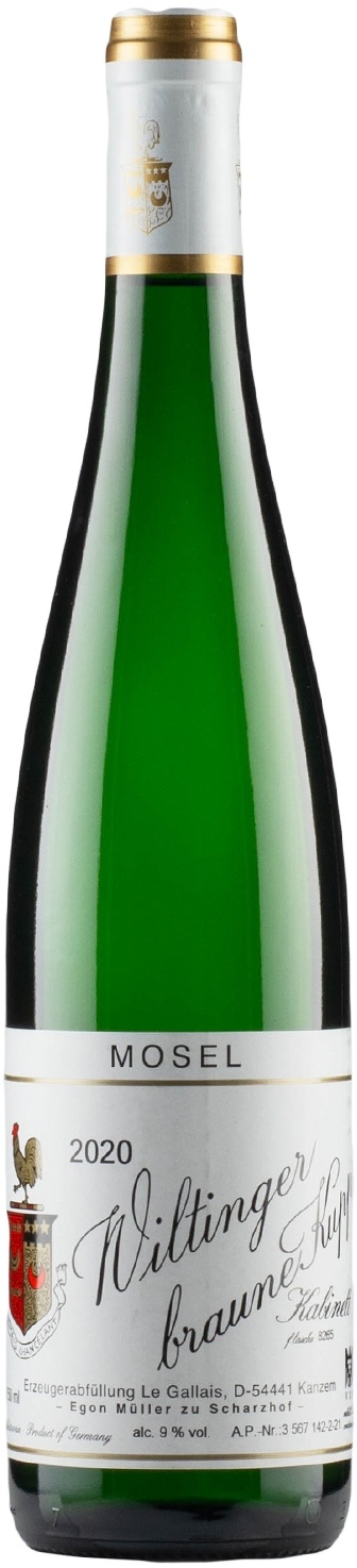 Egon Muller Mosel Riesling Wiltinger Braune Kupp Kabinett 2020