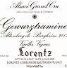 Gustave Lorentz Gewurztraminer Grand Cru Altenberg de Bergheim Vieilles Vignes 2008