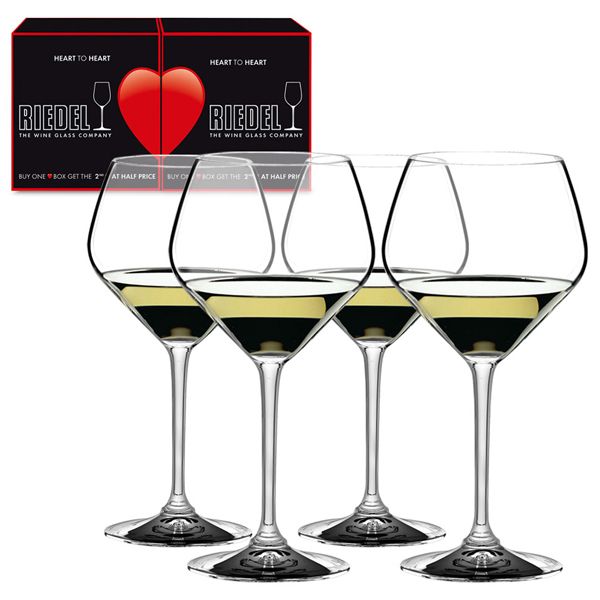 Riedel Heart To Heart Oaked Chardonnay 670 ml Set of 4