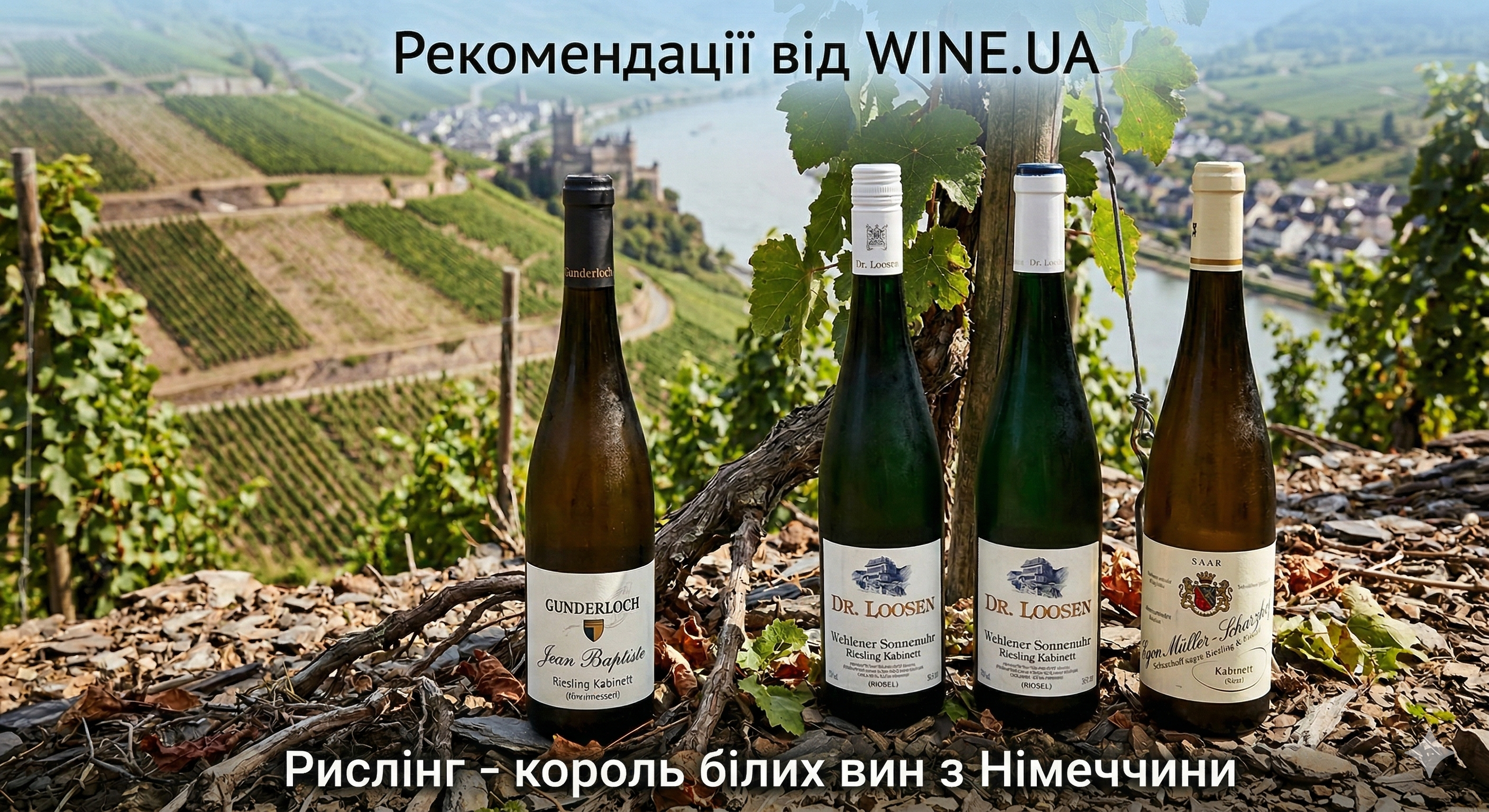 Рекомендації від WineUA. Німецький Riesling.