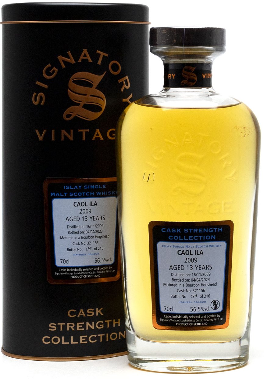 Caol Ila 13 YO, 2009, Cask Strength, Signatory
