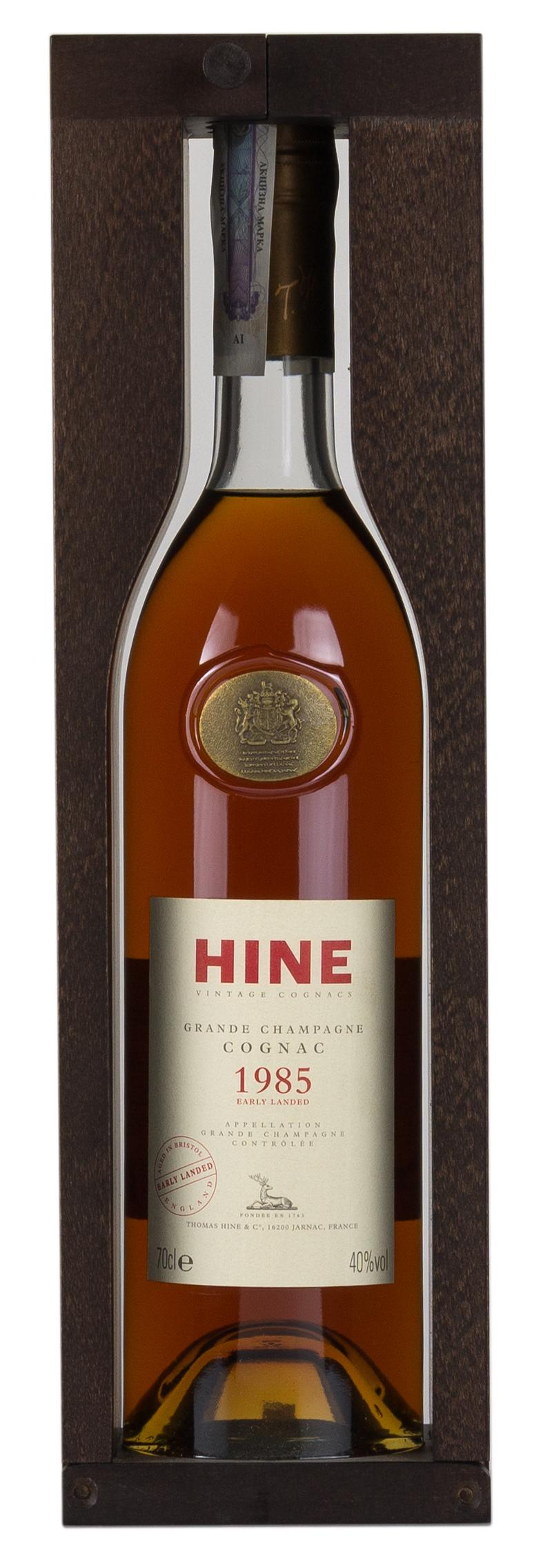 Hine Vintage 1985 Grande Champagne Early Landed