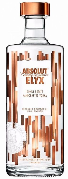 Absolut Elyx 1L Set 6 Bottles