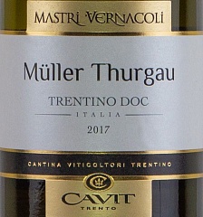 Вино Cavit Mastri Vernacoli Muller Thurgau 2017 Set 6 Bottles