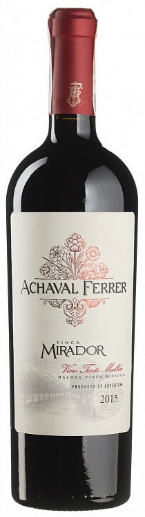 Achaval Ferrer Finca Mirador 2015 Set 6 bottles