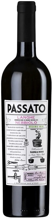 Luca Bosio Passato Langhe Nebbiolo Organic 2020 Set 6 Bottles