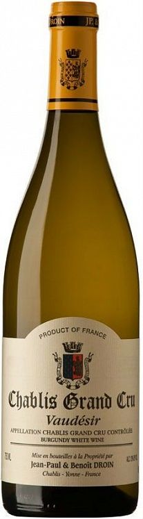 Jean-Paul & Benoit Droin Chablis Grand Cru Vaudesir 2014