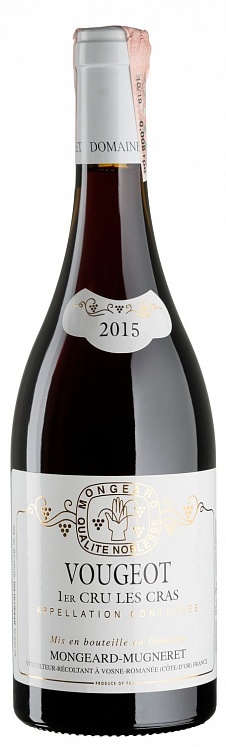 Domaine Mongeard-Mugneret Vougeot Premier Cru Les Cras 2015